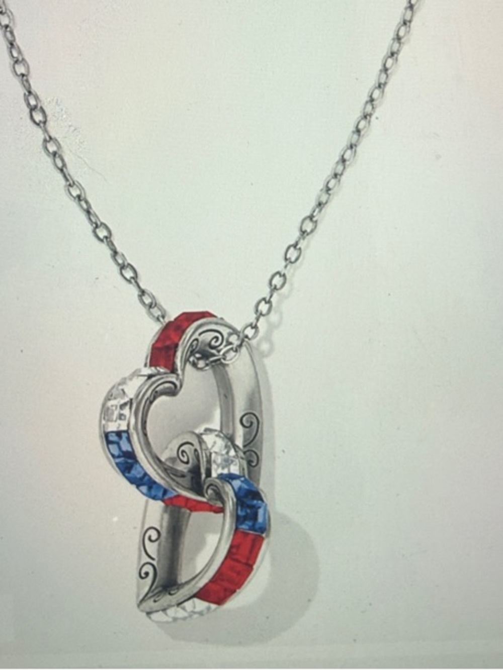 🇺🇸♥️🆕 Brighton Spectrum Hearts Long Necklace NWT